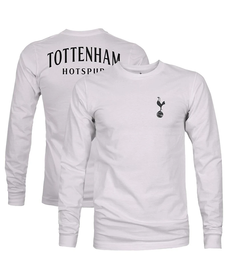 1863FC Men's Gray Tottenham Hotspur Back Team Arch Long Sleeve T-Shirt