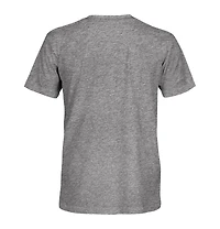 1863FC Men's Heather Gray Paris Saint-Germain Retro Color Badge Vintage Tri-Blend T-Shirt