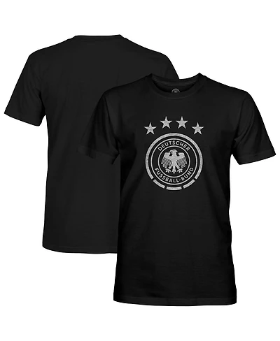 1863FC Men's Black Germany National Team Mono Badge T-Shirt