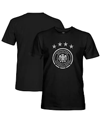 1863FC Men's Black Germany National Team Mono Badge T-Shirt