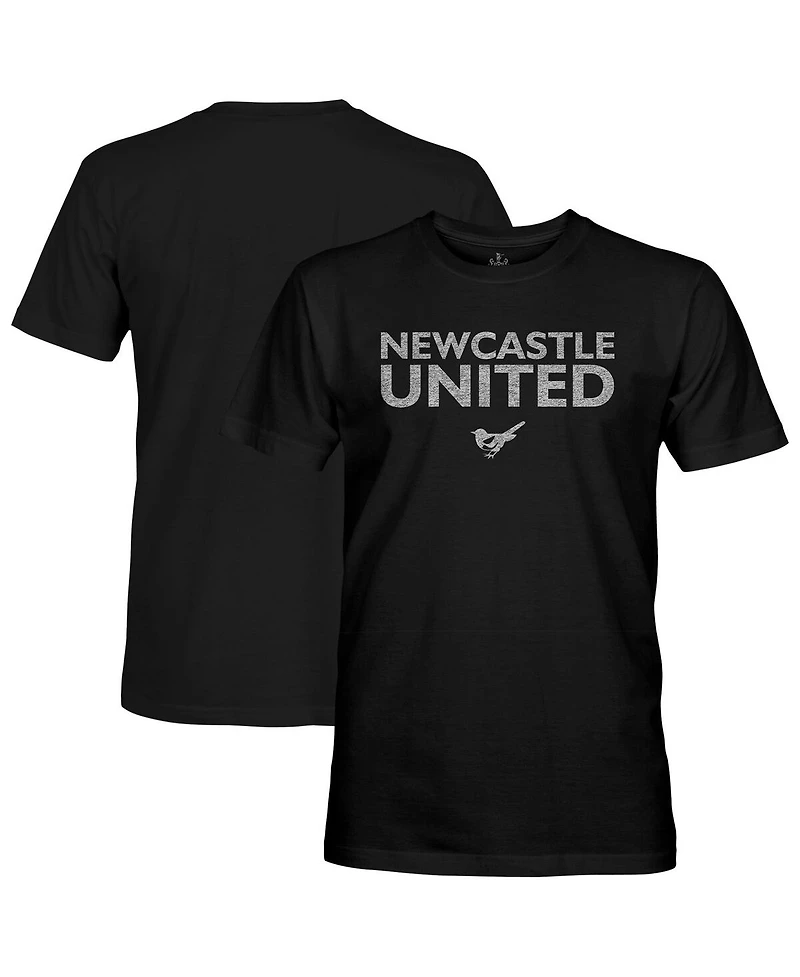 1863FC Men's Black Newcastle United Wordmark T-Shirt