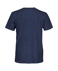 1863FC Men's Navy Manchester City Color Badge Retro Tri-Blend T-Shirt