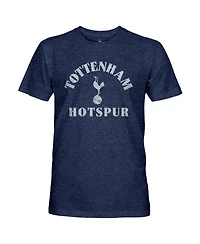 1863FC Men's Navy Tottenham Hotspur Team Arch Vintage Tri-Blend T-Shirt