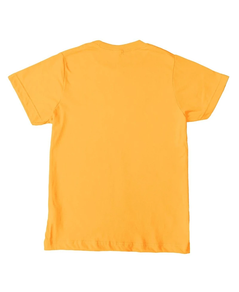 1863FC Big Boys and Girls Gold Wolverhampton Wanderers Color Badge T-Shirt