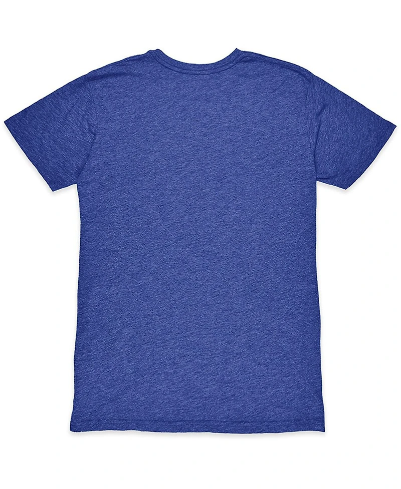 1863FC Men's Heather Royal Como 1907 Mono Crest Twisted Tri-Blend Slub T-Shirt