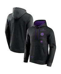 Fanatics Men's Black Orlando City Sc Halftime Pullover Hoodie