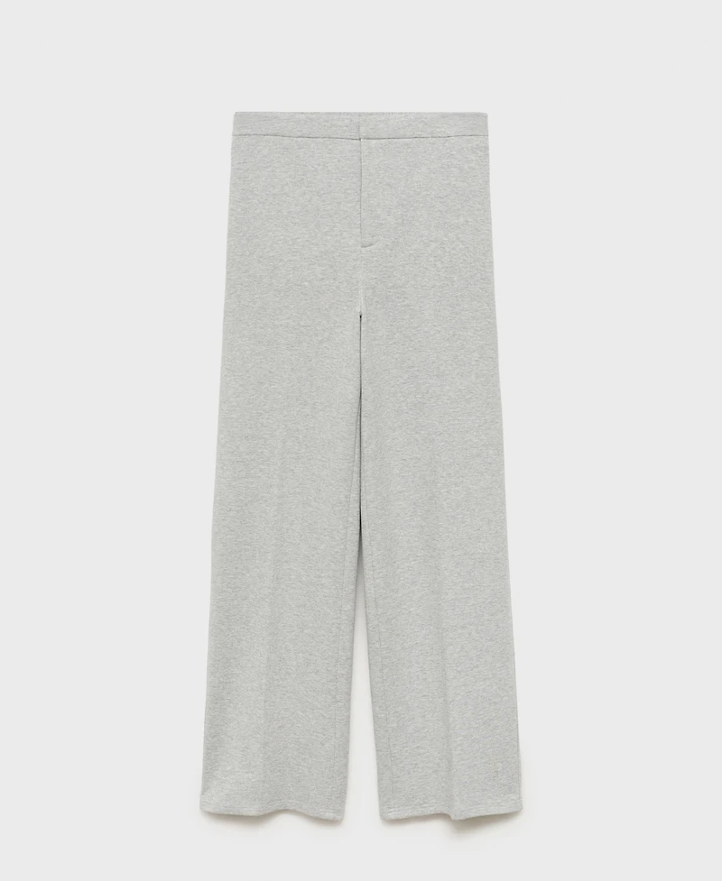 Mango Women's Elastic Waist Straight-Fit Pants