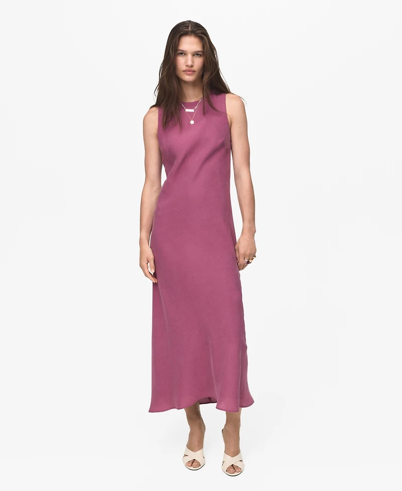 Mango Women's Modal Midi Dress