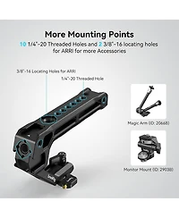 SmallRig 3766 Nato Top Handle with 50mm Low-Profile Rail