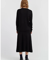 Chinti & Parker Women's Wool-Cashmere Bow Tie Snoopy Sweater