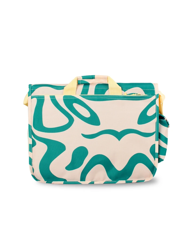 J World Unisex Thomas 16" Messenger Bag With Laptop Sleeve for School and Travel