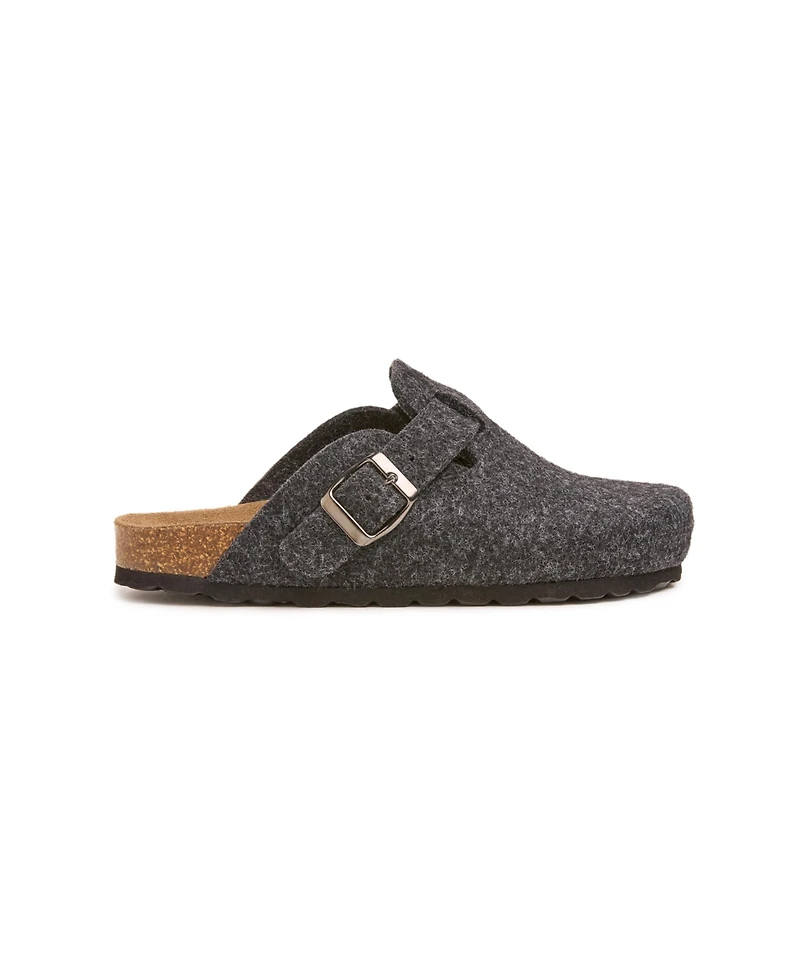 Felt Buckle Clog