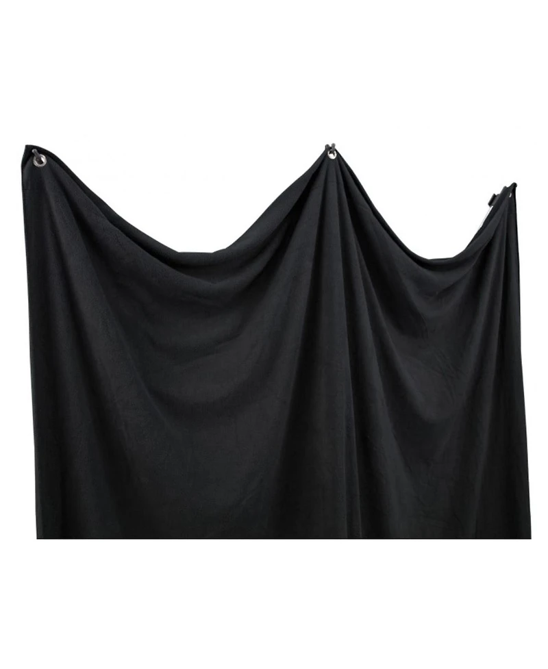 Westcott 8x8' X-Drop Pro Wrinkle-Resistant Backdrop, Rich Black