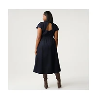 Estelle Abbie Denim Midi Dress