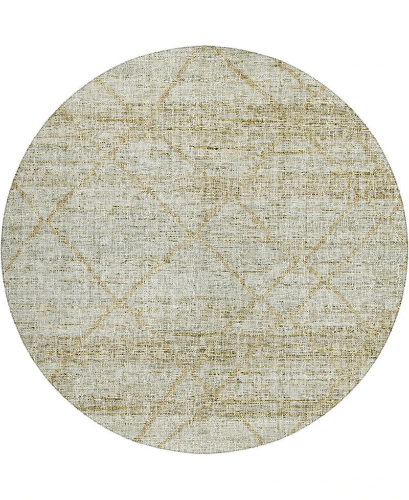 Dalyn Portico Washable PO1 8'x8' Round Area Rug