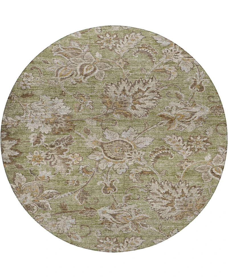 Dalyn Silk Road Washable SR2 8'x8' Round Area Rug