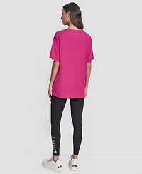 Dkny Women's Oversized Short Sleeve Tunic T-Shirt