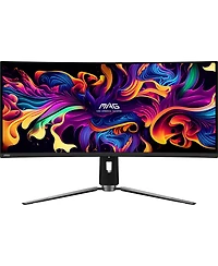 Msi Mag 341CQP Qd-oled 34" 21:9 Uwqhd 175Hz Curved Oled Hdr Gaming Monitor, Metallic Black