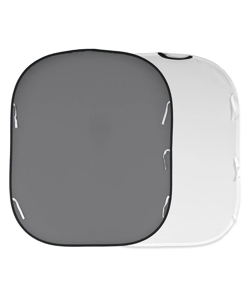 Manfrotto 6x7' Collapsible Background, White/Mid Gray