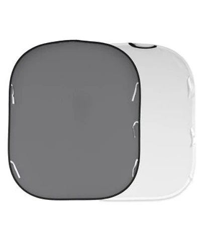 Manfrotto 6x7 Collapsible Background White Mid Gray