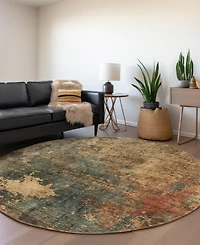 Dalyn Nouveau Washable NV19 8'x8' Round Area Rug