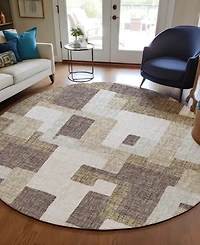 Dalyn Portico Washable PO3 8'x8' Round Area Rug