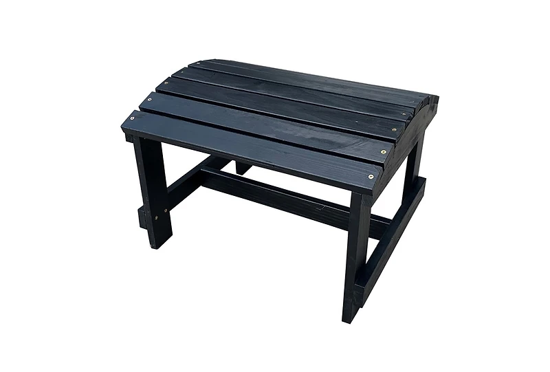 Jiallo White Adirondack Pine Ottoman