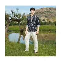 Campus Sutra Timber Lines Shirt