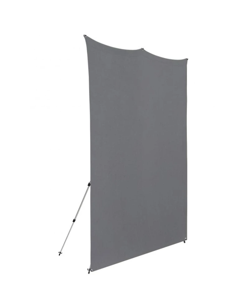 Westcott 8x8' X-Drop Pro Wrinkle-Resistant Backdrop Kit with Stand, Neutral Gray