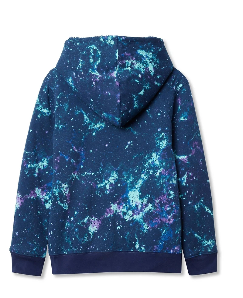 Lands' End Kids Husky Reversible High Pile Fleece Hoodie