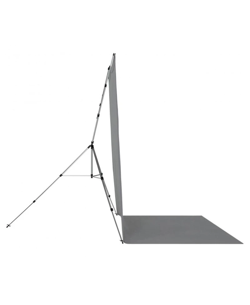 Westcott 8x13' X-Drop Pro Wrinkle-Resistant Backdrop Kit with Stand, Neutral Gray Sweep