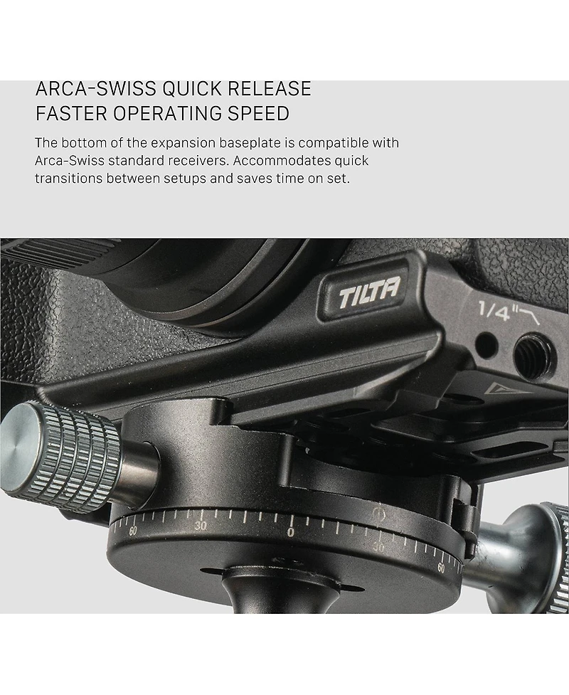 Tilta Expansion Baseplate for Canon R50 Camera, Black