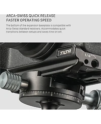 Tilta Expansion Baseplate for Canon R50 Camera, Black