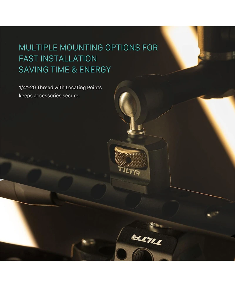 Tilta Pro Articulating Arm with Dual Ball Heads, 1/4"-20 Screws