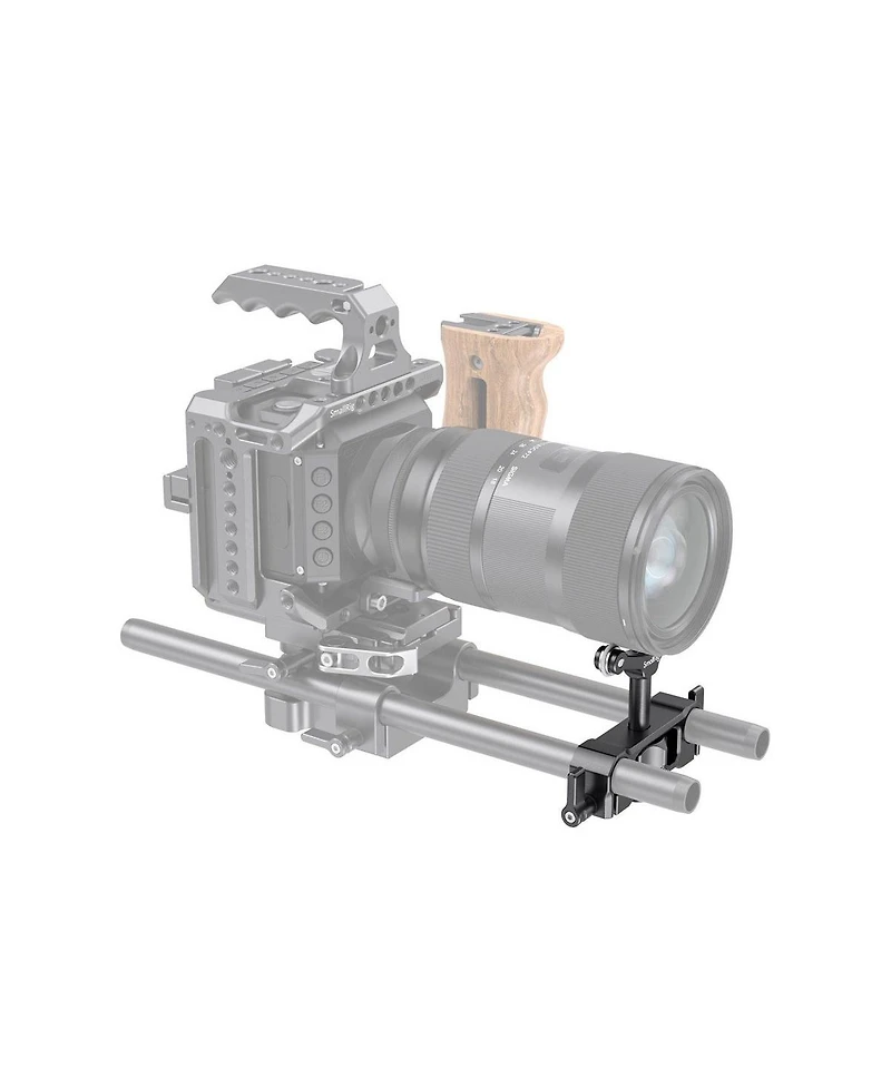 SmallRig Universal 15mm Lws Rod Mount Lens Support, 1.2" Vertical Adjustment, Black