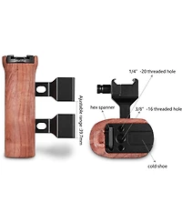 SmallRig 2187B Wooden Nato Side Handle