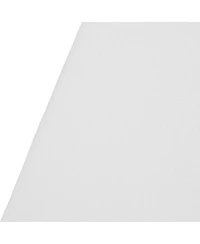 Westcott 9 x 10 Feet Wrinkle Resistant Cotton Background, Hi Key White