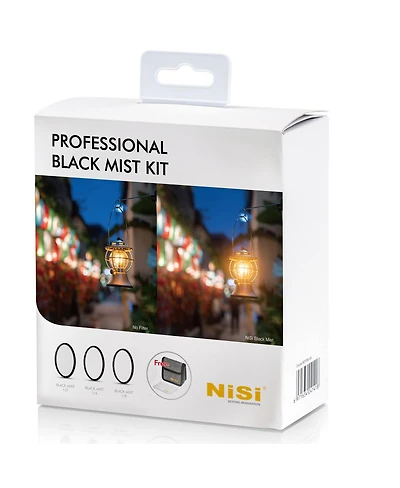 NiSi 49mm Professional Black Mist Filter Kit with 1/2, 1/4, 1/8 Filters and Case