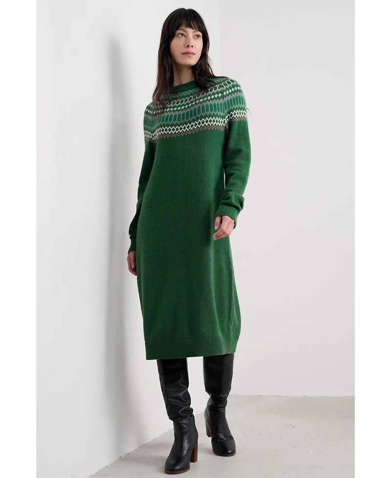 Seasalt Cornwall Women's Bird Ring Long Sleeve Dress