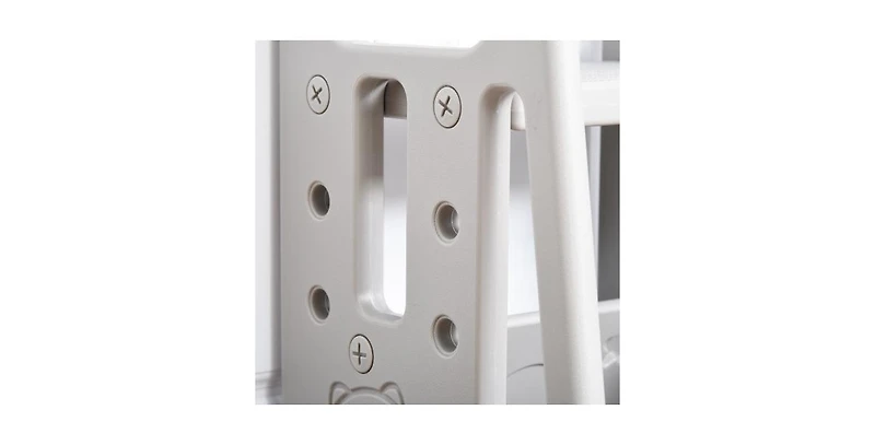Flynama Adjustable Toddler Tower with Anti-Slip Mat - 3 Height Settings