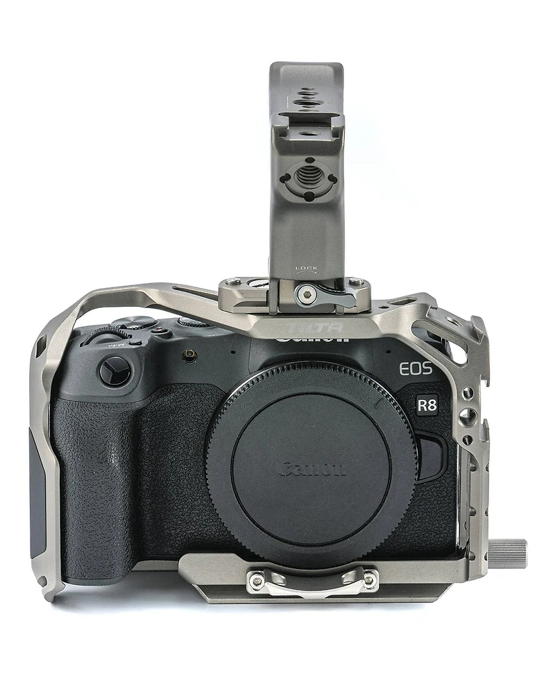 Tilta Full Camera Cage Lightweight Kit for Canon R8, Titanium Gray