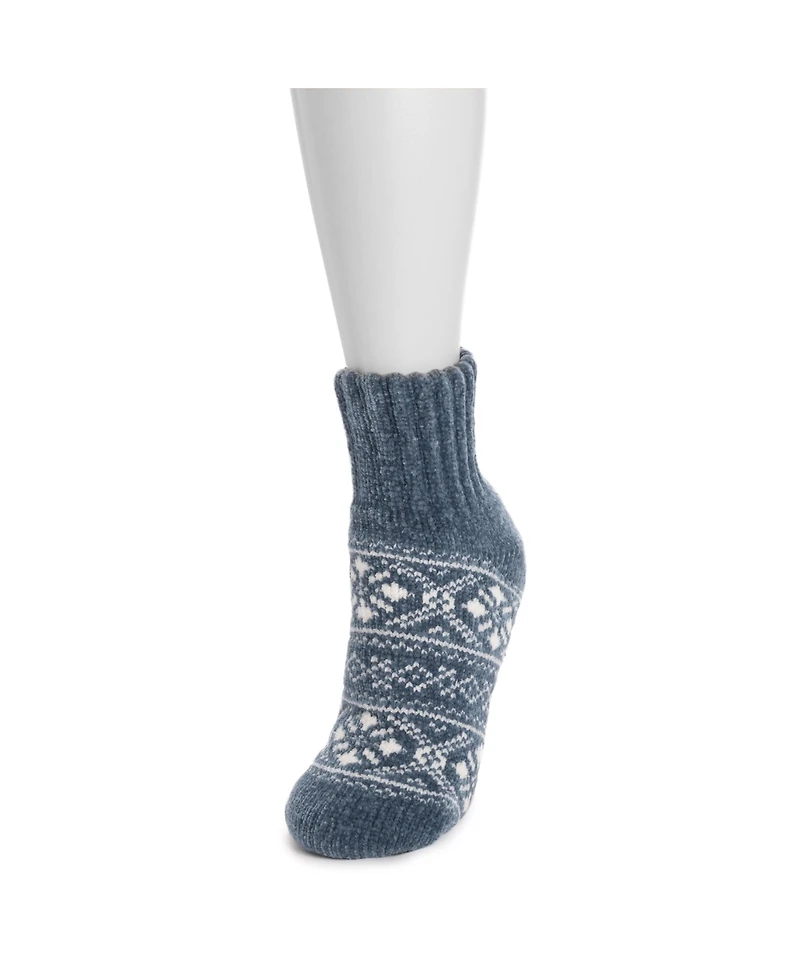 Muk Luks Women's Chenille Cabin Socks