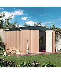 Aecojoy 10'x10' Outdoor Storage Shed