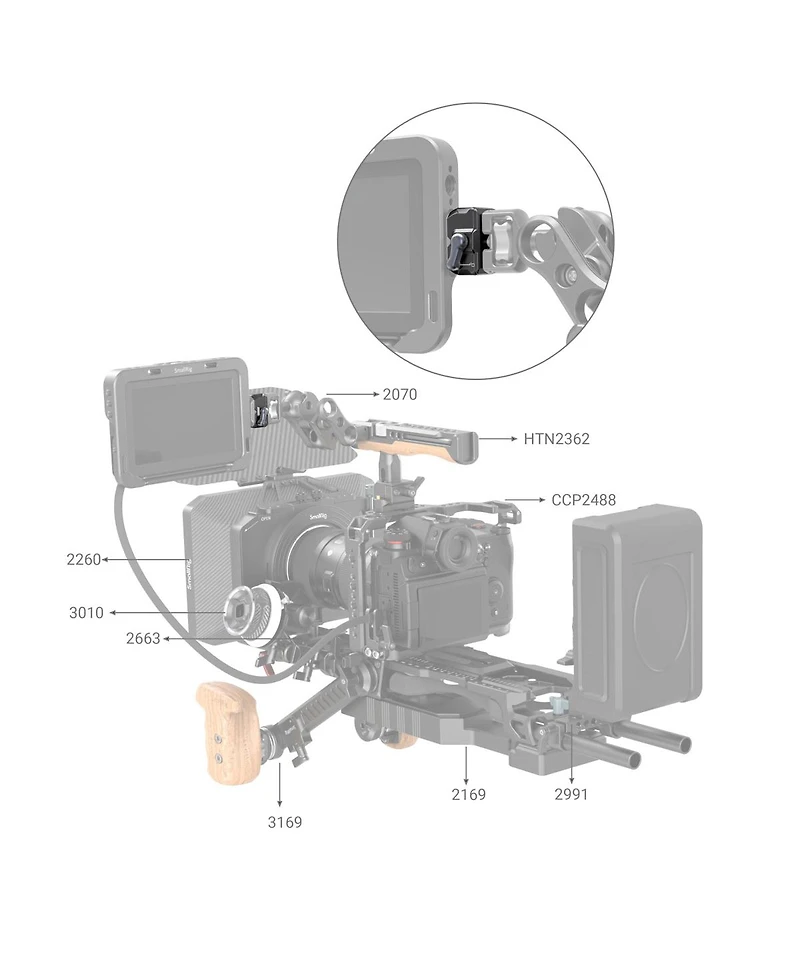 SmallRig Drop-In HawkLock Mini Universal Quick Release Base Plate