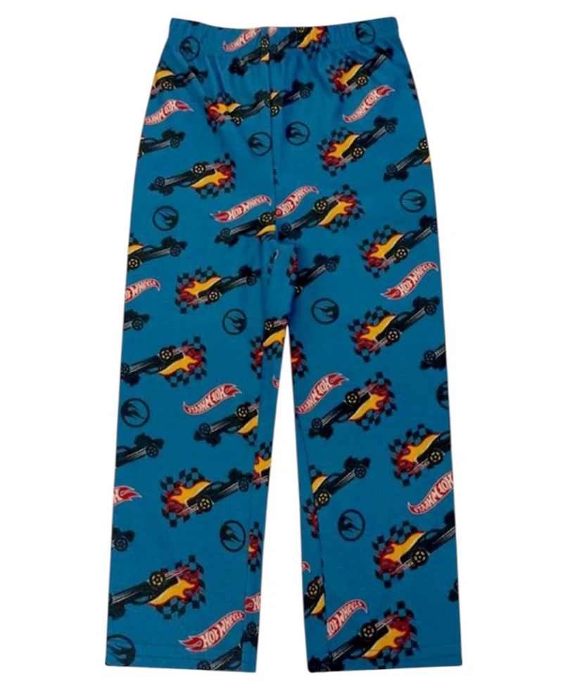 Hot Wheels Little and Big Boys 2-Piece Car Print Pajama Set