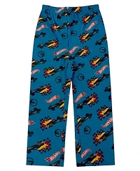 Hot Wheels Little and Big Boys 2-Piece Car Print Pajama Set