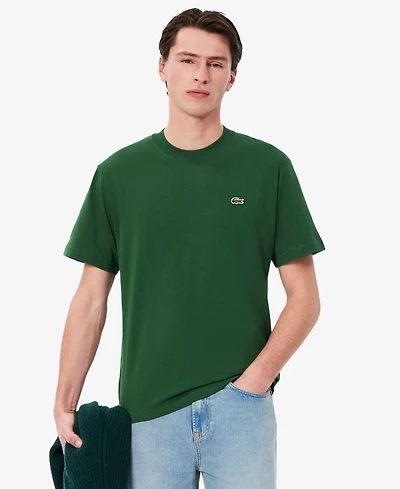 Lacoste Men's Short Sleeve Crewneck Logo T-Shirt