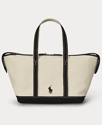 Polo Ralph Lauren Holiday Bear Canvas Mini Shopper Tote
