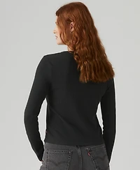 Levi's Women's Dana Henley Long Sleeve Top