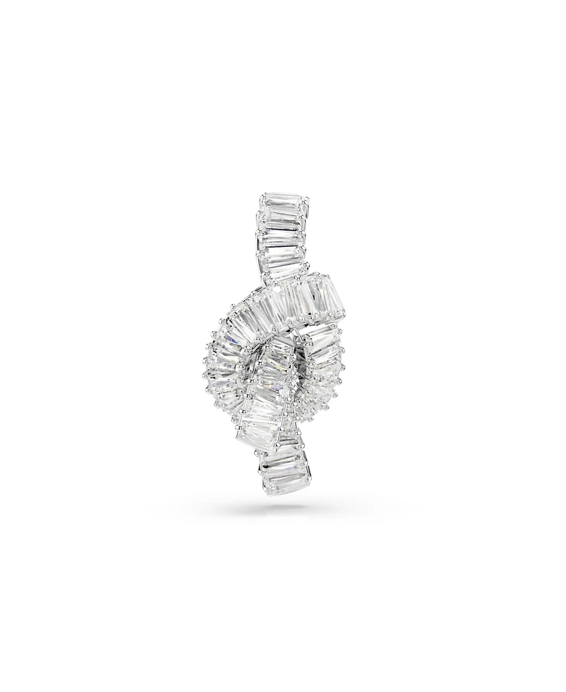 Swarovski Matrix Rhodium Plated Tack Pin